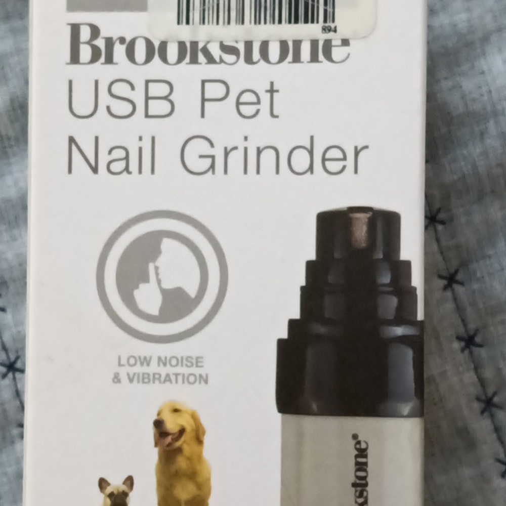 Brookstone Black USB Pet Nail Grinder - Picture 7 of 7